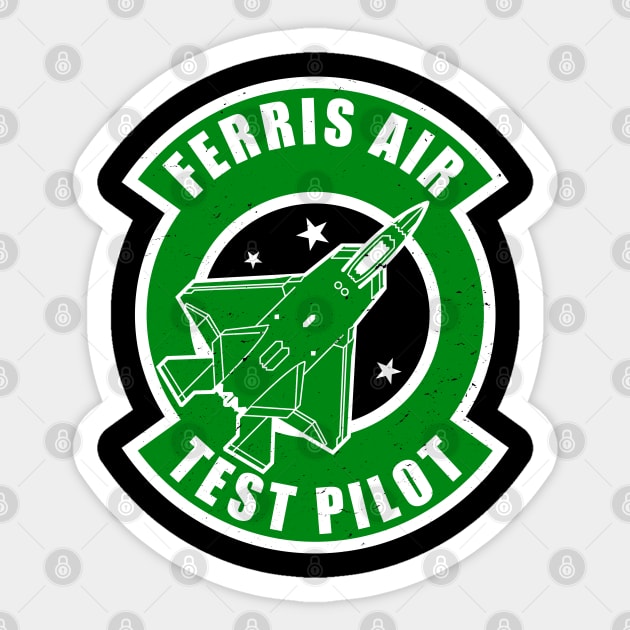 Ferris test Pilot Sticker by nickbeta